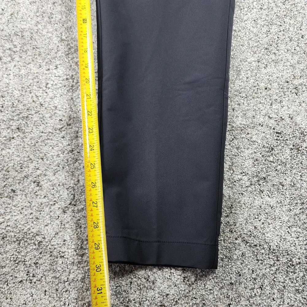 Banana Republic Performance Pants Mens 38x30 Gray Tapered Zip Pockets NWOT